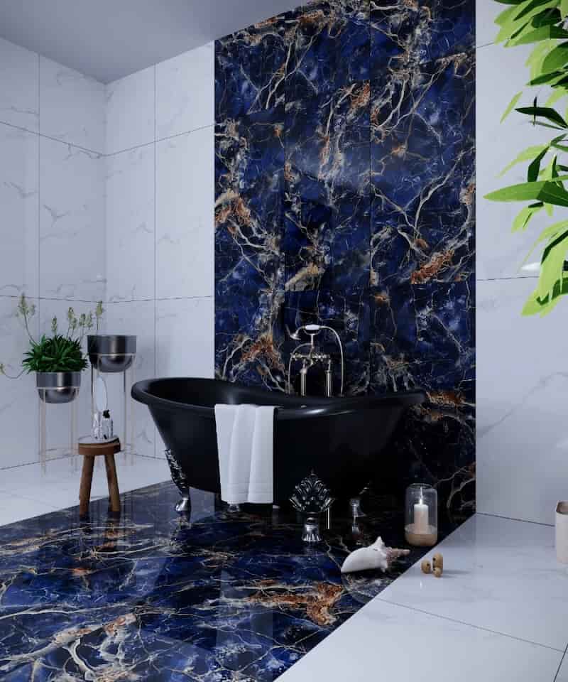 کاشی حمام سایز بزرگ با ترکیب زیبایی و دوام